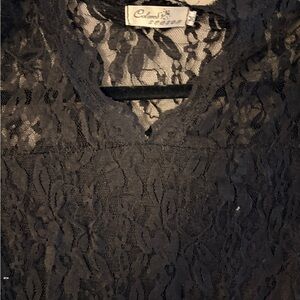 Black Lace Top